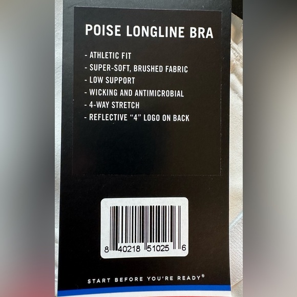 Fourlaps Poise Longline Bra - NWT - Picture 4 of 6